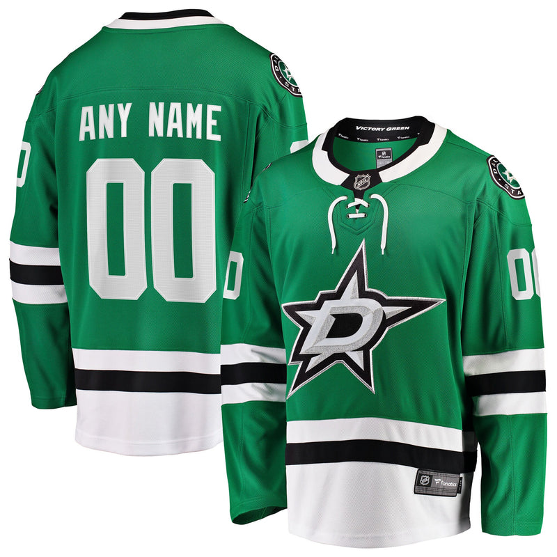 Dallas Stars Green Home Breakaway Custom Jersey
