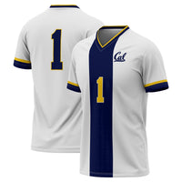 #1 Cal Bears Lightweight Soccer Fashion Jersey - White