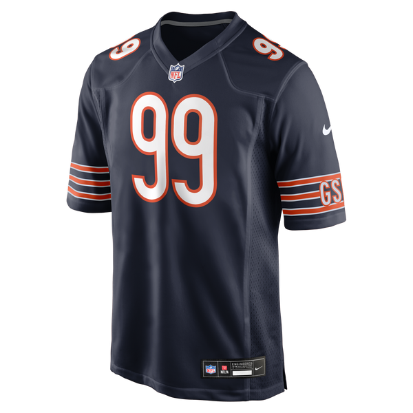 Chicago Bears Gervon Dexter Sr Navy Team Game Jersey