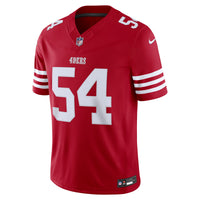 San Francisco 49ers Fred Warner Scarlet Team Stitched Limited Jersey