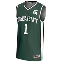 #1 Michigan State Spartans Lightweight Basketball Jersey - Green