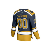 Notre Dame Fighting Irish Lightweight Hockey NIL Pick-a-Player Fashion Jersey - Navy