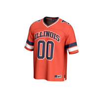 Illinois Fighting Illini NIL Pick-A-Player Football Fashion Jersey - Orange