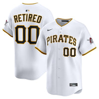 Pittsburgh Pirates White Home Limited Pick-A-Player Retired Roster Jersey