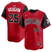 Chicago White Sox Andrew Vaughn Red/Black 2025 City Connect Limited Player Jersey