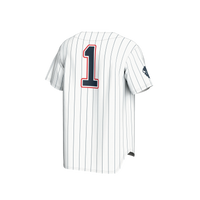 #1 Howard Bison Lightweight Baseball Fashion Jersey - White