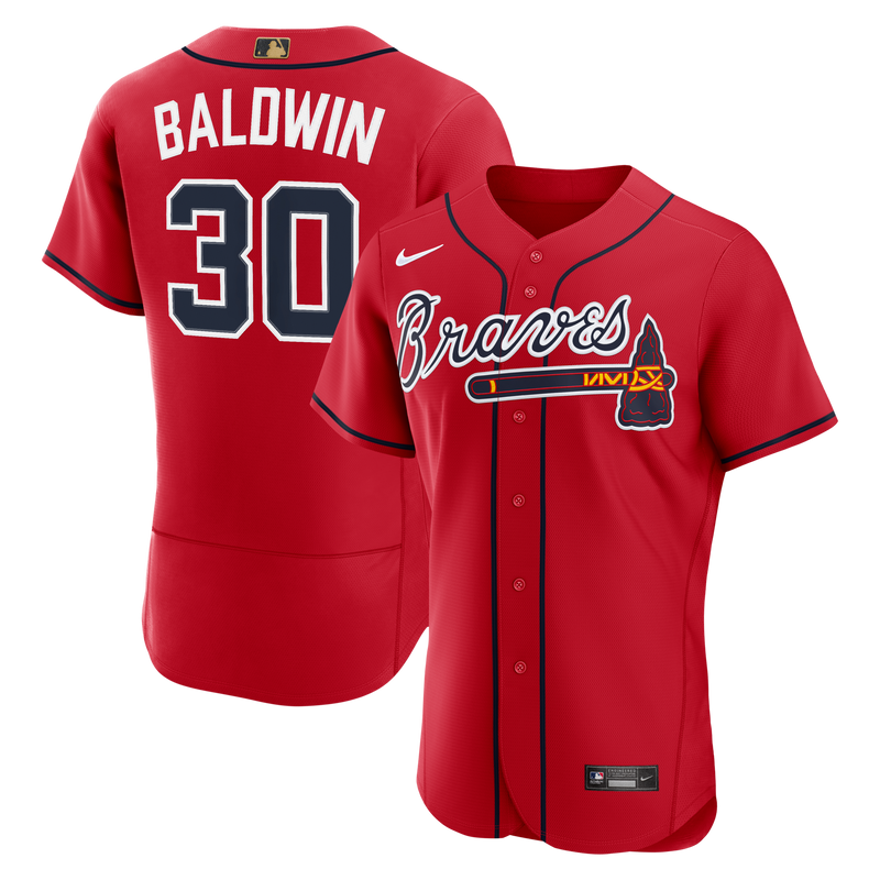 Atlanta Braves Drake Baldwin Red MLB Awards Authentic Jersey