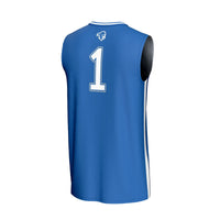 #1 Seton Hall Pirates Lightweight Basketball Fashion Jersey - Blue