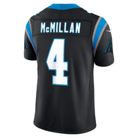 Carolina Panthers Tetairoa McMillan Black Team Stitched Limited Jersey