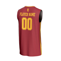 USC Trojans NIL Pick-A-Player Lightweight Basketball Fashion Jersey - Cardinal