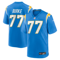 Los Angeles Chargers Travis Burke Powder Blue Team Game Jersey