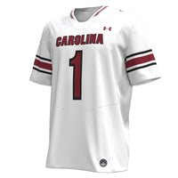 #1 South Carolina Gamecocks Replica Football Jersey - White