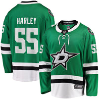 Dallas Stars Thomas Harley Kelly Green Home Premier Breakaway Player Jersey