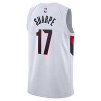 Portland Trail Blazers Replica Association Edition Swingman Jersey - White - Shaedon Sharpe