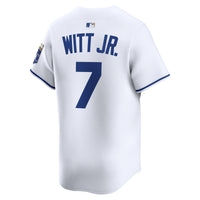 Kansas City Royals Bobby Witt Jr. White Home Limited Player Jersey