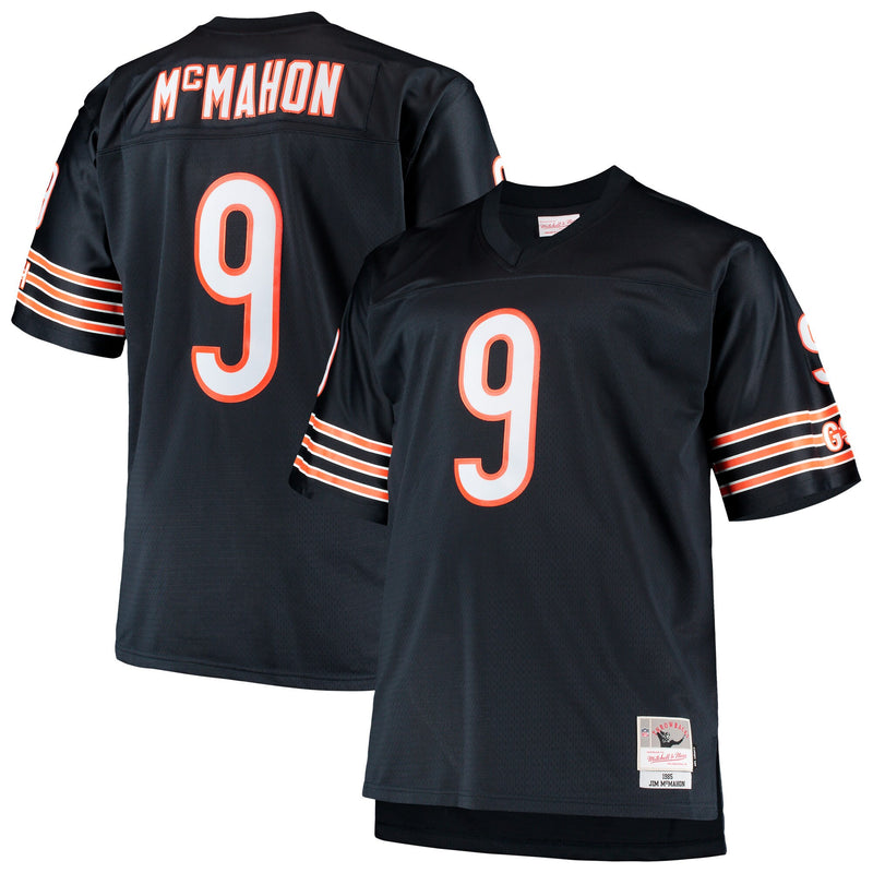 Chicago Bears Jim McMahon Navy Big & Tall 1985 Retired Player Replica Jersey