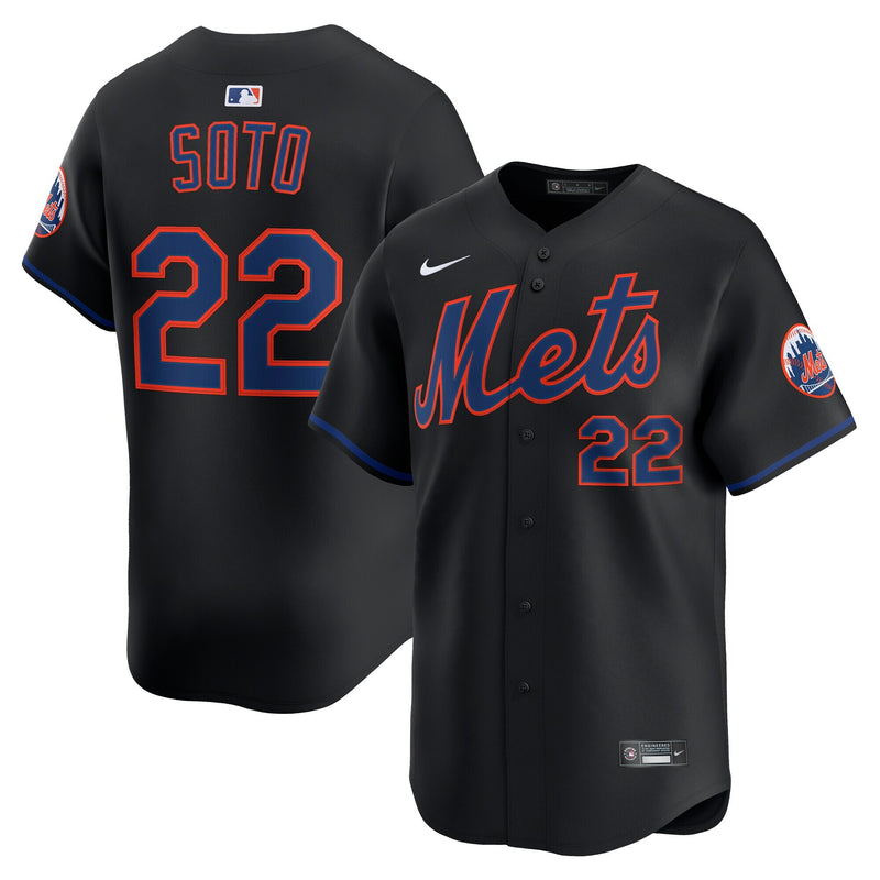 New York Mets Juan Soto Black Alternate Limited Jersey