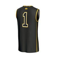 Iowa Hawkeyes Lightweight Collegiate Basketball Fashion Jersey - Black