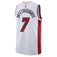 Miami Heat Association Edition Swingman Jersey - White - Giannis Antetokounmpo