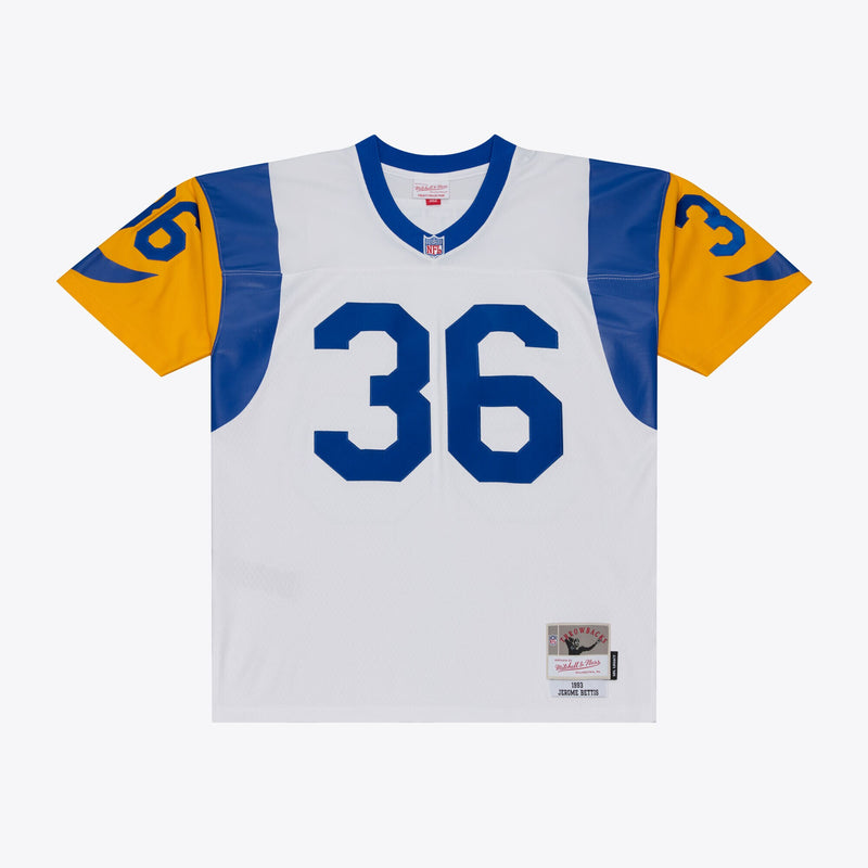 Los Angeles Rams Jerome Bettis White Retired Legacy Replica Player Jersey
