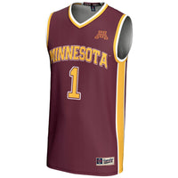 #1 Minnesota Golden Gophers Lightweight Basketball Jersey - Maroon