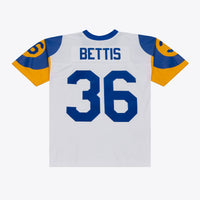 Los Angeles Rams Jerome Bettis White Retired Legacy Replica Player Jersey