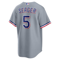 Texas Rangers Corey Seager Gray Road Replica Jersey