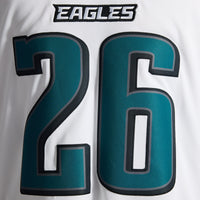 Philadelphia Eagles Saquon Barkley White Stitched Limited Jersey