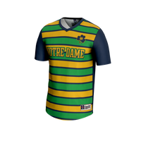 #1 Notre Dame Fighting Irish Lightweight Soccer Fashion Jersey - Navy