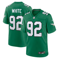 Philadelphia Eagles Reggie White Kelly Green Retired Player Alternate Game Jersey