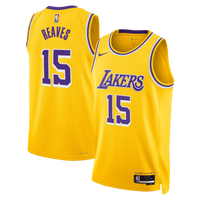 Los Angeles Lakers Icon Edition Swingman Jersey - Gold - Austin Reaves