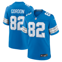 Detroit Lions Thomas Gordon Blue Team Game Jersey