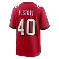 Tampa Bay Buccaneers Mike Alstott Red Retired Player Game Jersey