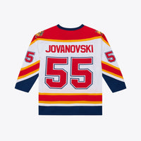 Florida Panthers Ed Jovanovski White 1996 Power Play Jersey