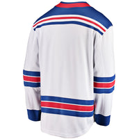 New York Rangers White Breakaway Away Jersey