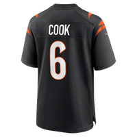 Cincinnati Bengals Bryan Cook Black Team Game Jersey