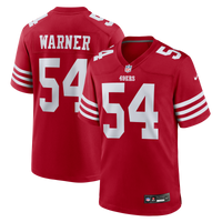 San Francisco 49ers Fred Warner Scarlet Player Game Jersey