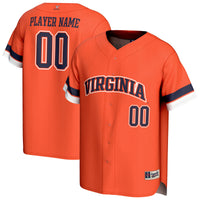 Virginia Cavaliers NIL Pick-A-Player Baseball Lightweight Jersey - Orange
