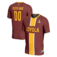 Loyola Chicago Ramblers Pick-A-Player NIL Lightweight Soccer Jersey - Maroon