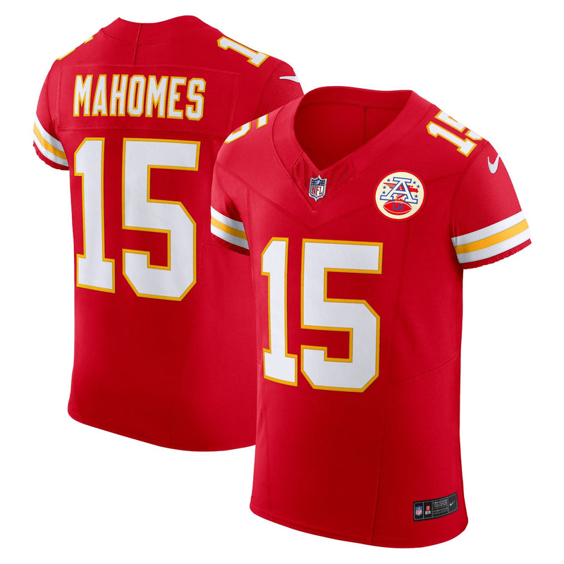 Kansas City Chiefs Patrick Mahomes Red Team Elite Jersey