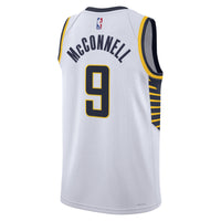 Indiana Pacers Association Edition Swingman Jersey - White - T.J. McConnell