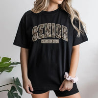 Senior 2026 T-Shirt | Vintage Camo Lettering | Premium Cotton Blend | High School Graduation Gift for Seniors