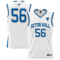 #56 Seton Hall Pirates Lightweight Basketball Jersey - White