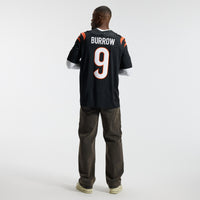 Cincinnati Bengals Joe Burrow Black Team Stitched Limited Jersey