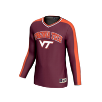 #00 Virginia Tech Hokies Lightweight Volleyball Fashion Jersey - Maroon