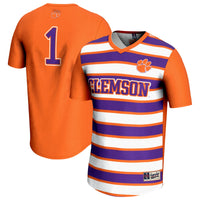 #1 Clemson Tigers Lightweight Soccer Fashion Jersey - Orange