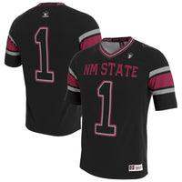 New Mexico State Aggies Lightweight Collegiate Football Blackout Fashion Jersey