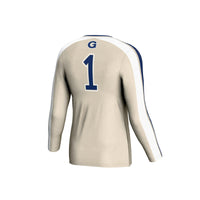 Georgetown Hoyas #1 Lightweight Volleyball Fashion Jersey - Gray