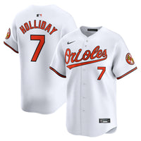 Baltimore Orioles Jackson Holliday White Home Limited Player Jersey