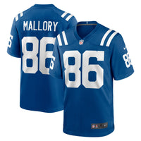 Indianapolis Colts Will Mallory Royal Team Game Jersey